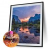5D DIY Diamond Painting Kits Scenery Full Round Drill Picture Handicrafts