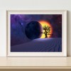 Desert Eclipse - Full Round Diamond - 40x30cm