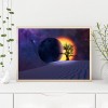 Desert Eclipse - Full Round Diamond - 40x30cm