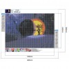 Desert Eclipse - Full Round Diamond - 40x30cm