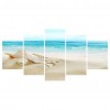 5pcs Beach - Full Round Diamond - 95x45cm