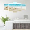 5pcs Beach - Full Round Diamond - 95x45cm