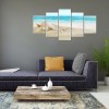 5pcs Beach - Full Round Diamond - 95x45cm
