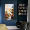 Deer In The River Goose Forest - Full Round Diamond - 45*85cm
