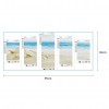 5pcs Beach - Full Round Diamond - 95x45cm