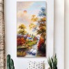 Deer In The River Goose Forest - Full Round Diamond - 45*85cm