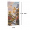Deer In The River Goose Forest - Full Round Diamond - 45*85cm