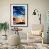 DIY Full Round Diamond Painting Sun Moon Rhinestone Wall Picture Kit Craft