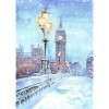 Diamond Round Full Clock Tower DIY Drill 5D Picture Painting Kit (C1612)