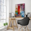 5D DIY Diamond Painting Kits Red Door Full Round Drill Picture Handicrafts