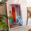 5D DIY Diamond Painting Kits Red Door Full Round Drill Picture Handicrafts