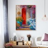 5D DIY Diamond Painting Kits Red Door Full Round Drill Picture Handicrafts