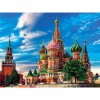 Color St. Basil's Cathedral - Full Round Diamond - 45x35cm