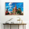Color St. Basil's Cathedral - Full Round Diamond - 45x35cm