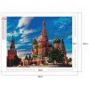 Color St. Basil's Cathedral - Full Round Diamond - 45x35cm
