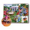 Courtyard Full Drill Diamond Painting DIY Mosaic Kit Beaded Art Picture