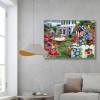 Courtyard Full Drill Diamond Painting DIY Mosaic Kit Beaded Art Picture