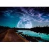 DIY Moon Landscape Room Decor Full Drill Round Diamond Drawing Painting Kit