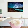 DIY Moon Landscape Room Decor Full Drill Round Diamond Drawing Painting Kit