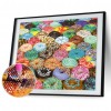 Colorful Doughnuts - Full Round Diamond - 50x40cm