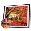 Autumn Scenery - Full Round Diamond - 40x30cm