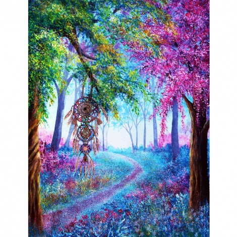 Dreaming Tree - Partial Round Diamond - 30x40cm
