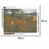 Deer Nature  - Full Round Diamond - 40x30cm