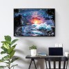 DIY 5D Sea Sunrise Landscape Full Drill Round Diamond Resin Painting Kit