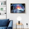 DIY 5D Sea Sunrise Landscape Full Drill Round Diamond Resin Painting Kit