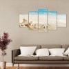 5pcs Beach - Full Round Diamond - 95x45cm