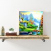 Countryside View - Full Round Diamond - 40x40cm