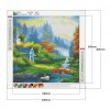 Countryside View - Full Round Diamond - 40x40cm