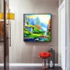 Countryside View - Full Round Diamond - 40x40cm