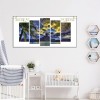 5pcs Mountain Range - Full Round Diamond - 95x45cm