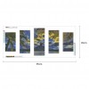 5pcs Mountain Range - Full Round Diamond - 95x45cm