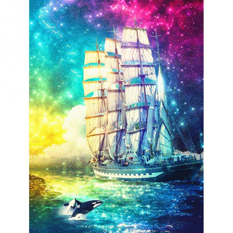 Color Sailboat - Ful...