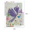 Butterfly - Full Round Diamond - 30x40cm