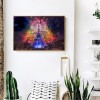 Diamond Painting Fireworks Light Up the Tower Full Round Drill Handicrafts