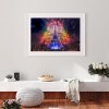 Diamond Painting Fireworks Light Up the Tower Full Round Drill Handicrafts