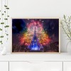 Diamond Painting Fireworks Light Up the Tower Full Round Drill Handicrafts