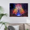 Diamond Painting Fireworks Light Up the Tower Full Round Drill Handicrafts