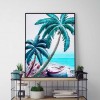 Beach Tree  - Full Square Diamond - 40x50cm