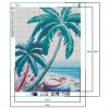 Beach Tree  - Full Square Diamond - 40x50cm