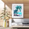 Beach Tree  - Full Square Diamond - 40x50cm