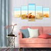 5pcs Beach - Full Round Diamond - 95x45cm