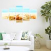 5pcs Beach - Full Round Diamond - 95x45cm
