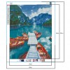 Trestle View  - Full Square Diamond - 40x50cm
