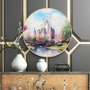 Disney Rainbow Castle - Full Round Diamond - 40*40cm