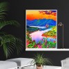 Diamond Painting Kits Purple Mountain and River Full Round Drill Handicraft