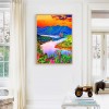 Diamond Painting Kits Purple Mountain and River Full Round Drill Handicraft